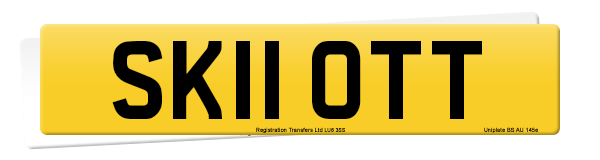 Registration number SK11 OTT